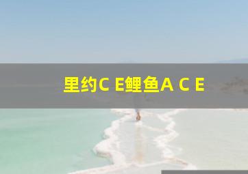 里约C E鲤鱼A C E